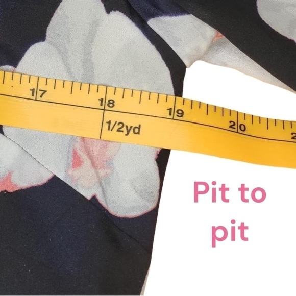 Banana Republic Polo Shift Navy Floral Dress - Picture 6 of 13